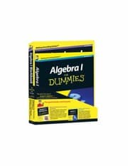 Tapa de Algebra I for Dummies With Algebra I Workbook for Dummies
For Dummies Lifestyles Paperback