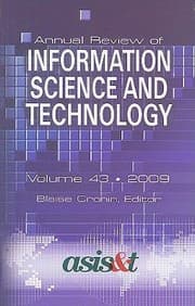 Tapa de Annual Review Of Information Science And Technology Vol 43