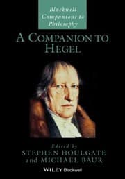 Tapa de A Companion To Hegel