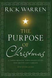 Tapa de The Purpose of Christmas DVD Study Guide
            
                Purpose of Christmas