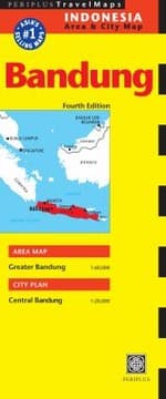 Tapa de Bandung Travel Map Fourth Edition Indonesia Regional Maps