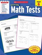 Tapa de Scholastic Success With Math Tests