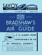 Tapa de Bradshaws International Air Guide 1934