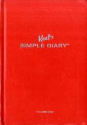 Tapa de Keels Simple Diary Volume One Red