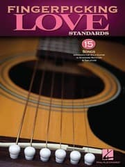 Tapa de Fingerpicking Love Standards 15 Songs Arranged For Guitar In Standard Notation And Tablature