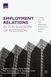 Tapa de Employment Relations in the Shadow of Recession