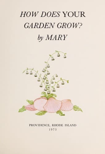 Tapa de How does your garden grow?
