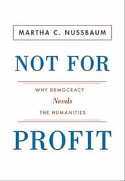 Tapa de Not For Profit Why Democracy Needs The Humanities