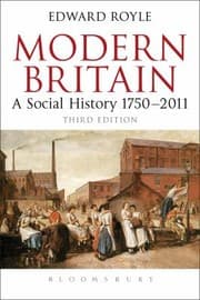 Tapa de Modern Britain A Social History 17502011