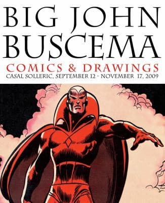 Tapa de Big John Buscema Comics Drawings