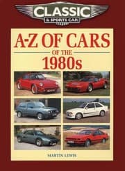 Tapa de AZ of Cars of the 1980s Martin Lewis