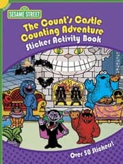 Tapa de Sesame Street Classic The Counts Castle Counting Adventure Sticker Activity Book