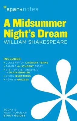 Tapa de Midsummer Nights Dream Sparknotes Literature Guide