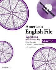 Tapa de American English File Starter Workbook with Multirom
            
                American English File