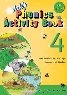 Tapa de Jolly Phonics Activity Book 4