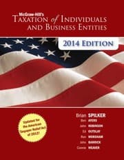 Tapa de McGrawHills Taxation of Individuals and Business Entities 2014 Edition