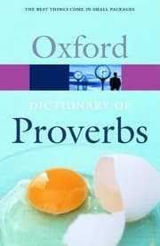 Tapa de Oxford Dictionary of Proverbs Oxford Paperback Reference