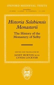 Tapa de Historia Selebiensis Monasterii The History Of The Monastery Of Selby