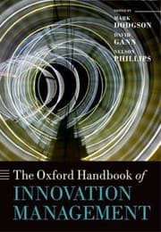 Tapa de The Oxford Handbook Of Innovation Management