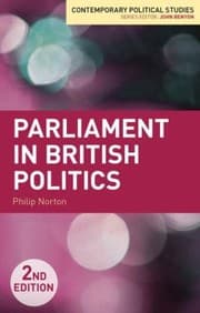 Tapa de Parliament in British Politics
Contemporary Political Studies