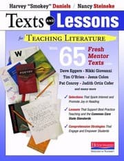 Tapa de Texts And Lessons For Teaching Literature With 65 Fresh Mentor Texts From Dave Eggers Nikki Giovanni Pat Conroy Jesus Colon Tim Obrien Judith Ortiz Cofer And Many More