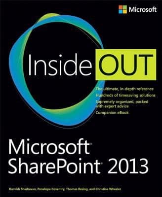Tapa de MicrosoftR SharePointR 2013 Inside Out