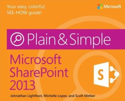 Tapa de Microsoft SharePoint 2013 Plain  Simple