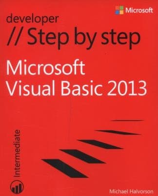 Tapa de Microsoft Visual Basic 2013 Step By Step