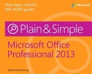 Tapa de Microsoft Office Professional 2013 Plain Simple