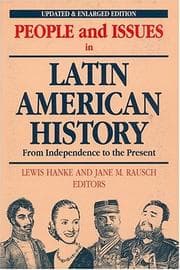Tapa de People and issues in Latin American history