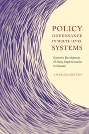 Tapa de Policy Governance In Multilevel Systems Economic Development And Policy Implementation In Canada