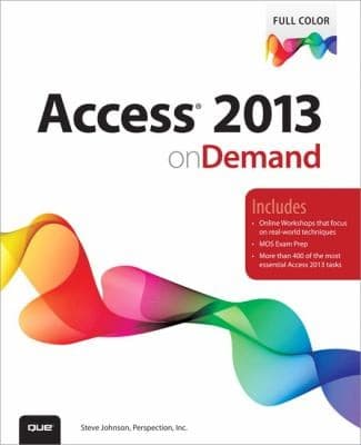 Tapa de Access 2013 On Demand