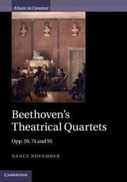 Tapa de Beethovens Theatrical Quartets Opp 59 74 And 95