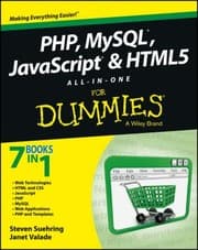 Tapa de Php Mysql Javascript Html5 Allinone For Dummies