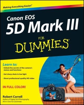 Tapa de Canon EOS 5D Mark III For Dummies