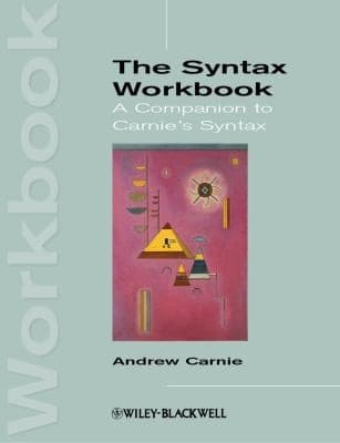 Tapa de The Syntax Workbook A Companion To Carnies Syntax