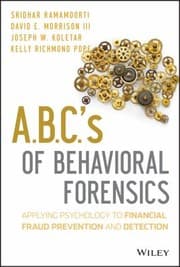 Tapa de ABCs of Behavioral Forensics