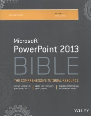 Tapa de Microsoft Powerpoint 2013 Bible