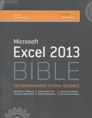 Tapa de Excel 2013 Bible