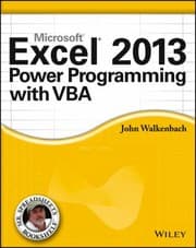 Tapa de Excel 2013 Power Programming with VBA
