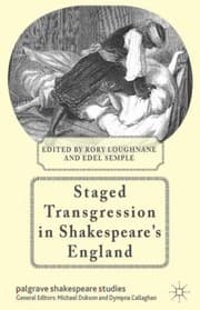 Tapa de Staged Transgression In Shakespeares England