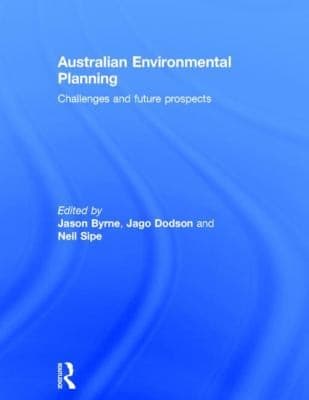 Tapa de Australian Environmental Planning Challenges And Future Prospects