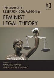 Tapa de The Ashgate Research Companion To Feminist Legal Theory