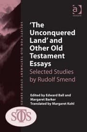 Tapa de The Unconquered Land And Other Old Testament Essays Selected Studies