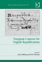Tapa de European Contexts For English Republicanism