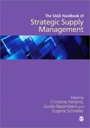 Tapa de The Sage Handbook Of Strategic Supply Management Relationships Chains Networks And Sectors