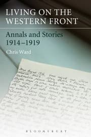 Tapa de Living On The Western Front Annals And Stories 1914 1919