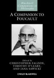 Tapa de A Companion To Foucault