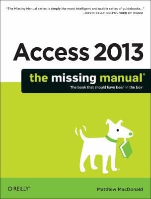 Tapa de Access 2013 The Missing Manual