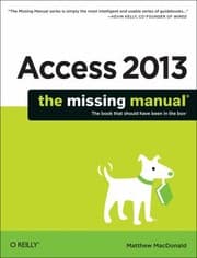 Tapa de Access 2013 The Missing Manual